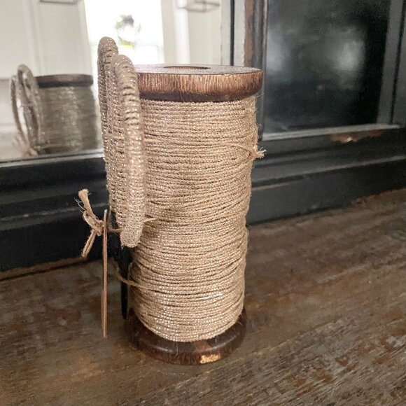 Natural Jute Metallic Twine w/Scissors - Picture 6 of 8